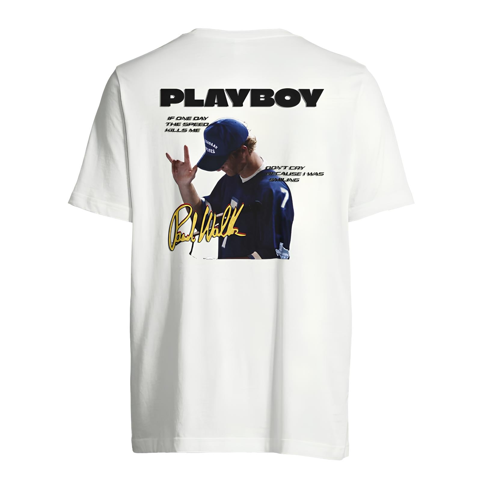 T-shirt Playboy Paul Walker
